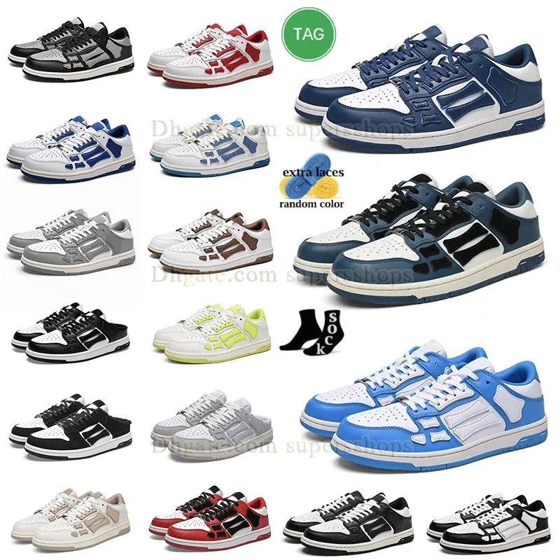 AIVIIRI Skel Top Low Laufschuhe Casual Großhandel OG Herren Damen Eur 36-44 Schwarz Weiß Grün Marineblau Flouresence Gelb Rot Rosa Braun Hellgrau Sneakers Trainer