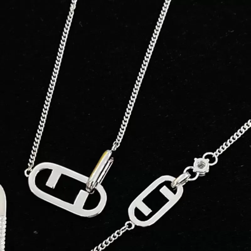 Designer 925 Silver Necklace Bracelets Earrings For Women Mens Diamonds Jewelry Luxury Womens Necklaces Bracelet Earring Jewellery 2212091D