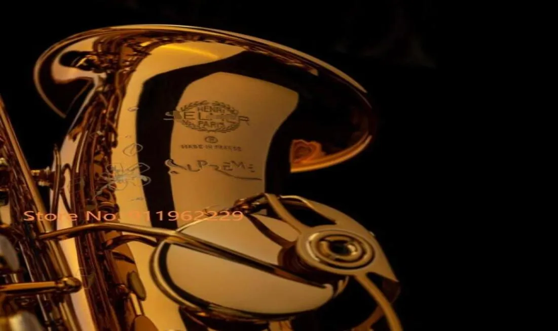Caf￩ alto saxophone grav￩ or E Flat Eb Sax avec accessoires de bo￮tier8752914