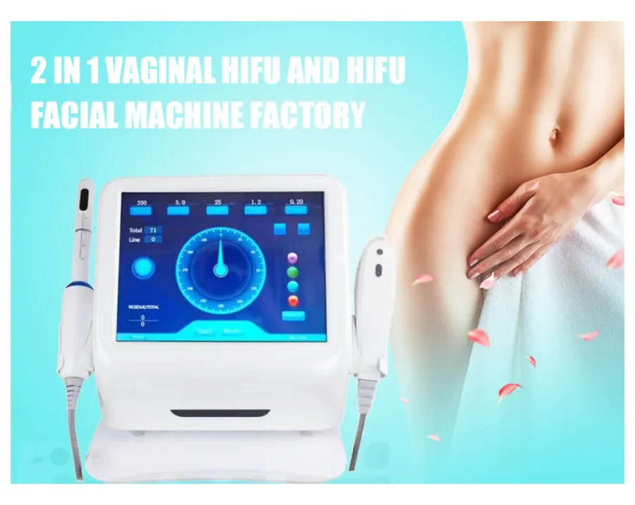 Machine de thérapie par la lumière LED 2 en 1 HiFu Vaginal Serrage Machine Multifonctionnelle Anti-âge Rides Removel