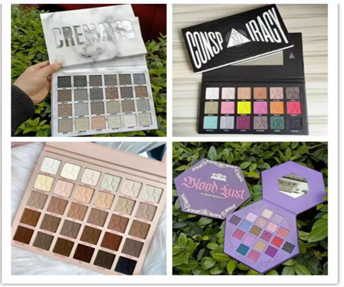 Collection de palette ￠ paupi￨res ￠ cinq marques 24 Colorated Calated Eyeshadow et 18 Color Blood Lust Palette 2092267