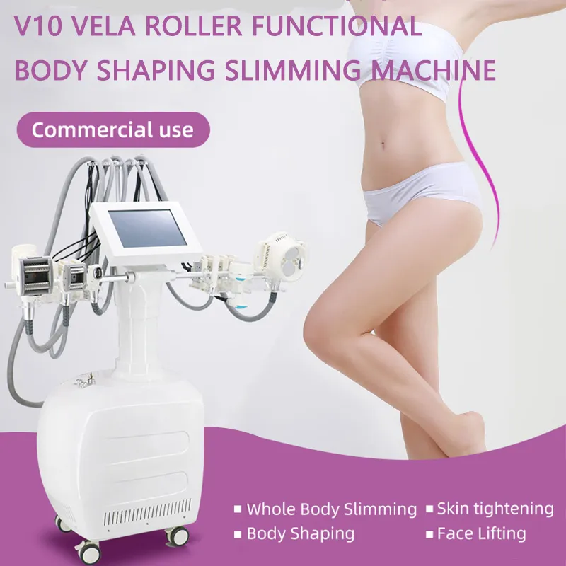 Vela Roller Lipolaser Skin Lifting Body Shape RF Cavitation Vacuum Cellulite Removal Fat Removal Machine