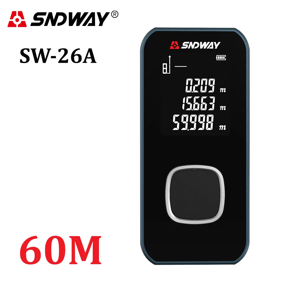 SNDWAY MINI LASER DISTANCE METER RANGE Finder Trena Laser Tap