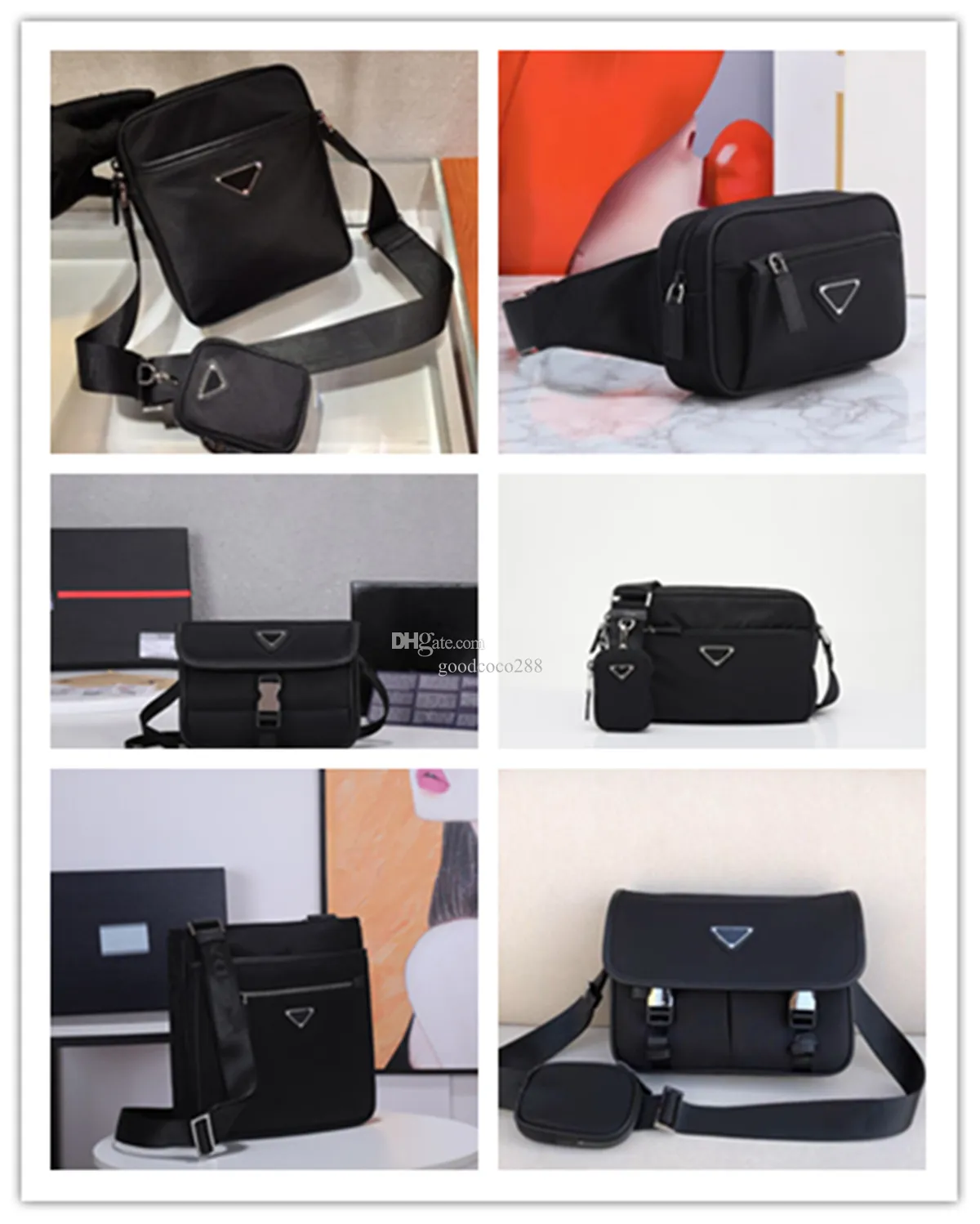 Messenger Bag Canvas Leather Business Laptop Briefcase Tote Shoulder Handbag Purse