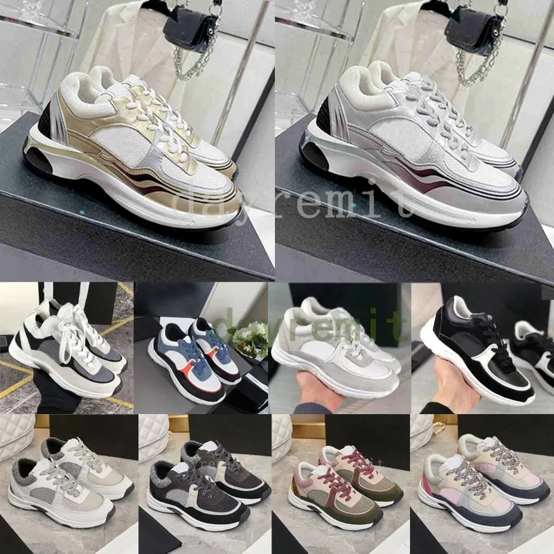 Sneakers firmate Scarpe casual in pelle di vitello Scarpe riflettenti Scarpe da ginnastica in pelle scamosciata vintage Sneaker stilista per tutte le