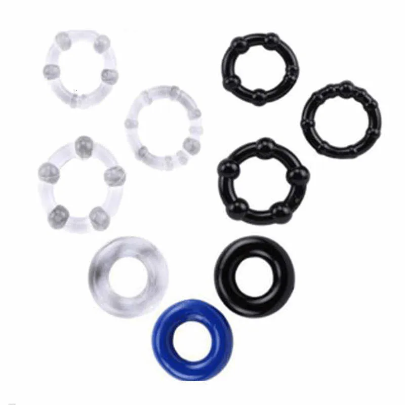 Silicone Penis Rings 3 Piece Set Durable Medical Silicone Combo For Men 