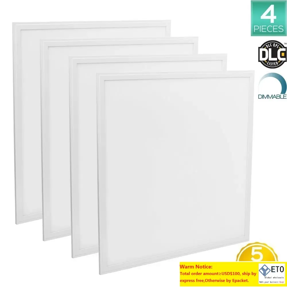 Painel de LED Light UL DLC FCC 36W 50W Painel quadrado L￢mpada Dimmable Stock Suspended nos EUA