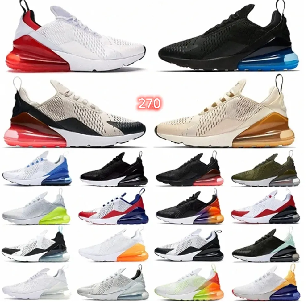 Max 270 270s 27C 270C Scarpe Da Corsa Da Uomo Core Bianco Triple