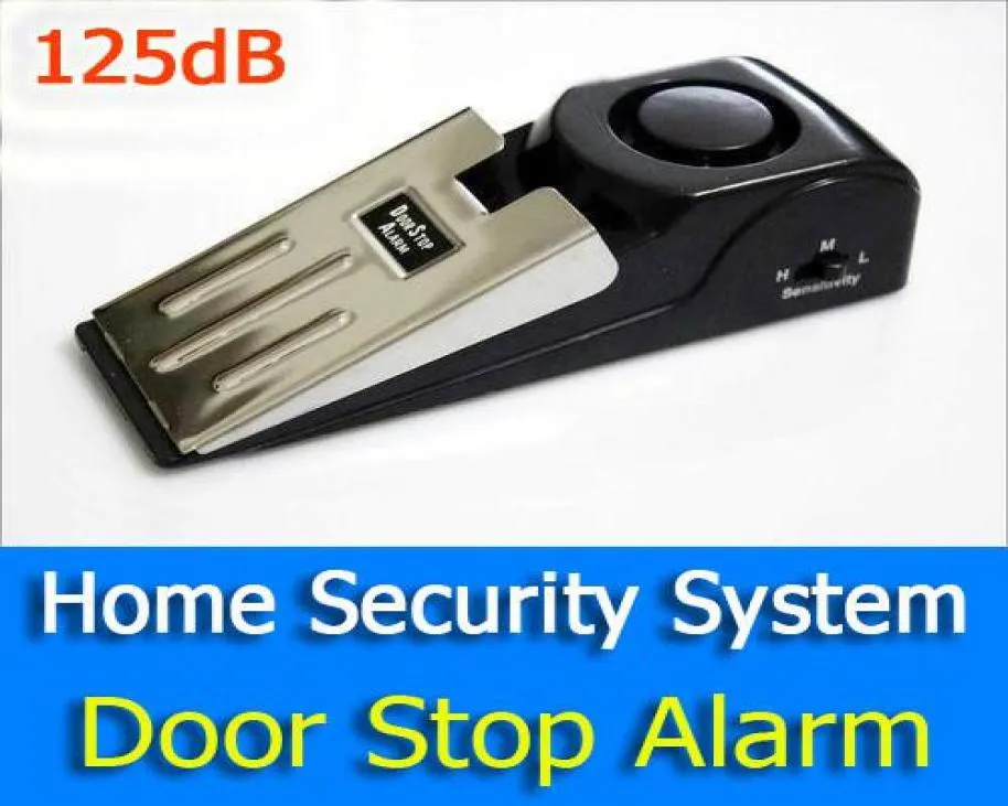 125DB Practical Super Window Deur Stop Alarm Inbreker Alarm Huisbeveiligingssysteem Batterij Powered for Home Indoor 2PCSlot6147253