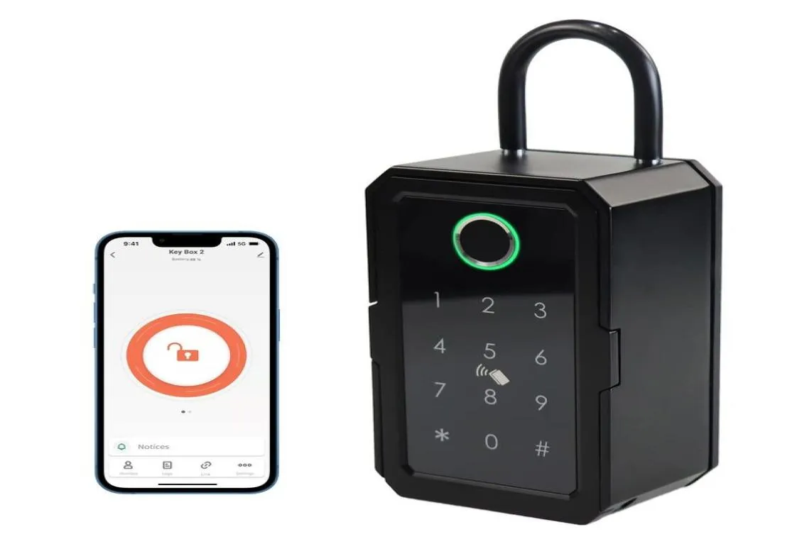 Smart Key Lock Box Tuya Ttlock App Wifi Fechadura Eletronica Waterproof