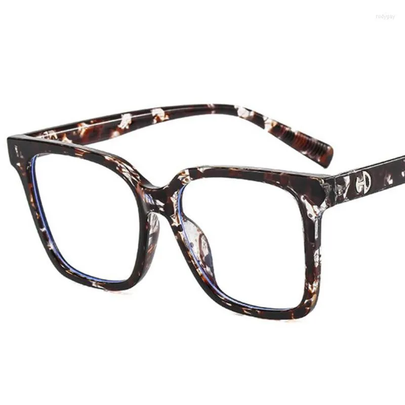 Womens Oversized Square Black Flower Oversized Reading Glasses With Anti Blue Light Technology And Transparent Design For Computer Use And Presbyopia From Rudygay 16.85 DHgate.Com