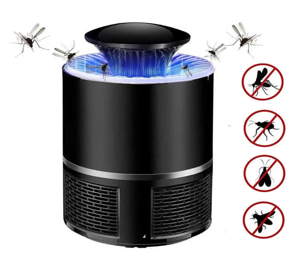 Domowy Mute Mosquito Killer Lampa 2 W Lampa elektryczna zasilana USB LAMP LED Zapper Przynęta do sypialni salon 9629649