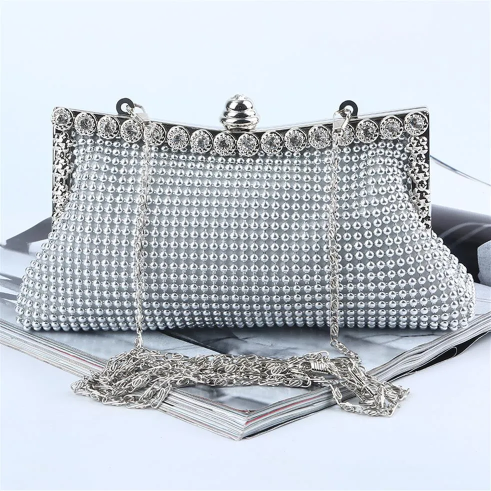 Factory Retaill Ganz neue handgemachte hübsche Abendtaschen-Clutch aus Aluminiumblech mit Satin für Hochzeitsbankettparty pormMo295w