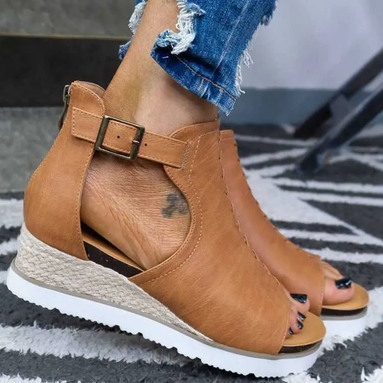 Sandals Comfort Plus Size Women Shoes Summer Casual Sport Beach Wedges Platform Tenis Masculino 35-43 T221209