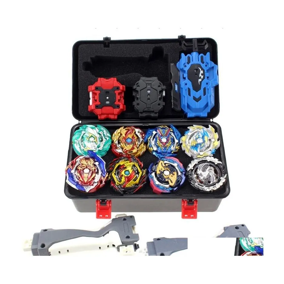 4D Beyblades Beyblade Burst Bey Blade Toy Metal Funsion Bayblade Set Storage Box With Handle Launcher Plastic Toys B145 B149 B150 20 Dh4Sr