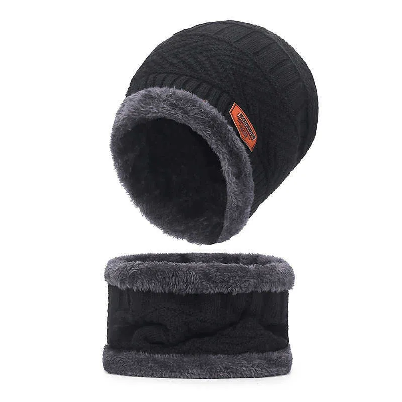 Scarves S scarf gloves set rabbit winter warm thickened wool cold proof knitted hat and