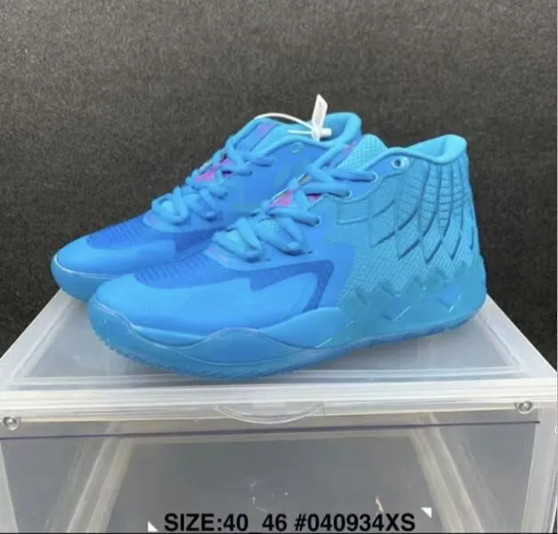 2023 Men Designer Basketball Shoes Mb01 Lamelo Ball Buzz Queen City Rick and Morty Galaxy Rock Ridge Volt Blast High Quality Trainer Mens