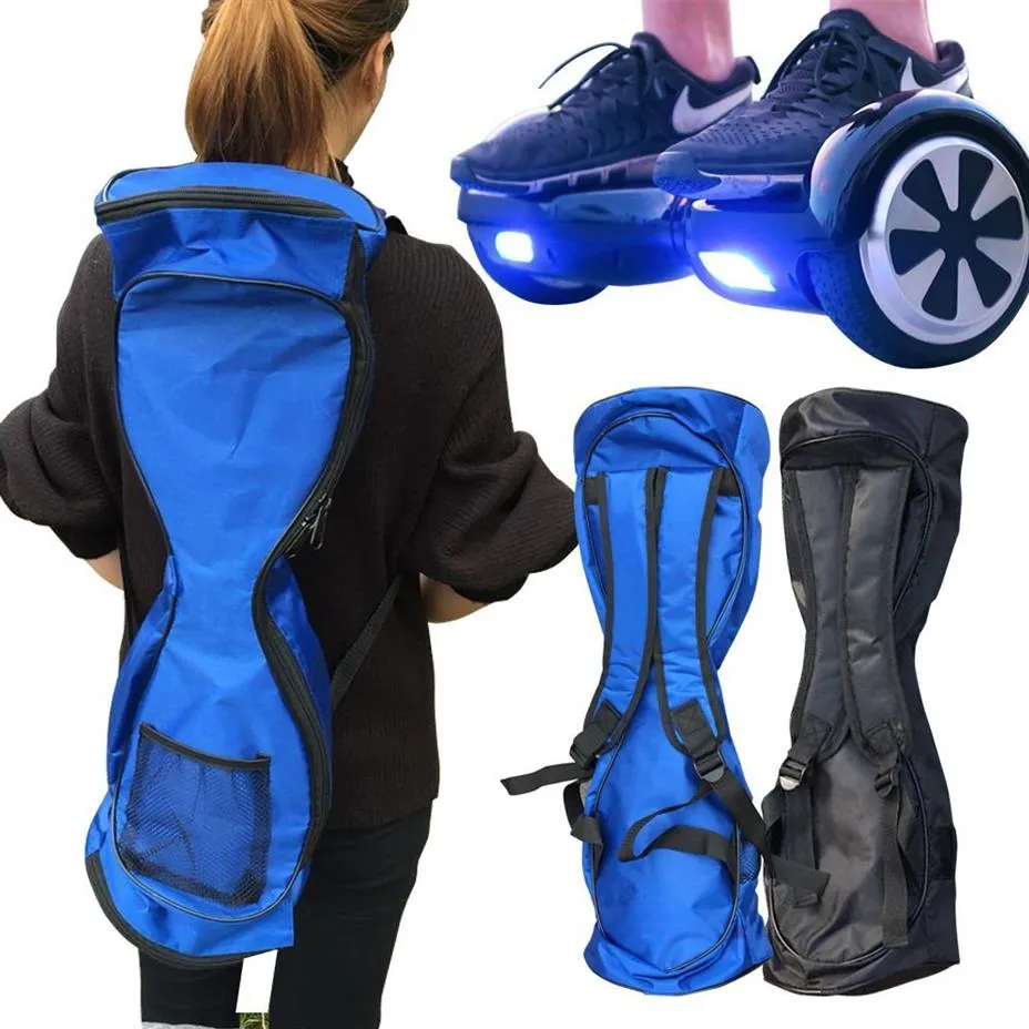Ny bärbar 6 5 8 10 tum hoverboard ryggsäck axel bärväska för 2 hjul elektrisk självbalans Scooter Travel Knapsack215f