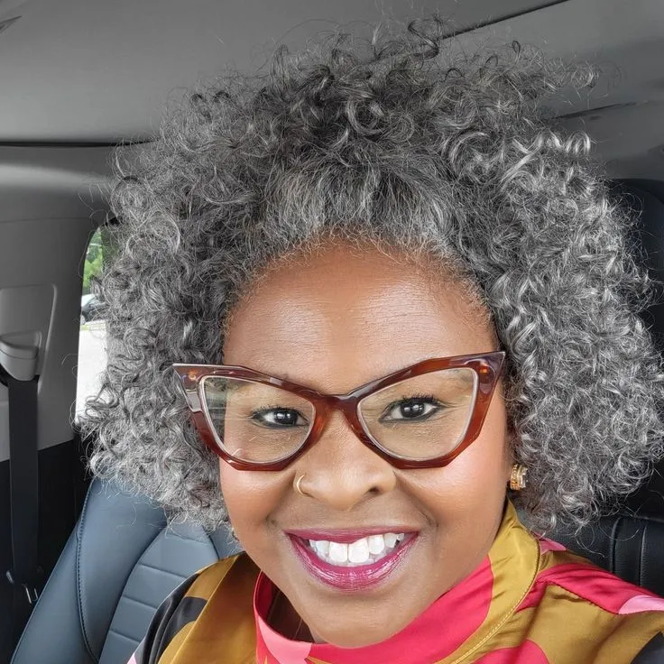 Salt And Pepper Silver Grey Peruvian Curly Hair Bundles Ponytail