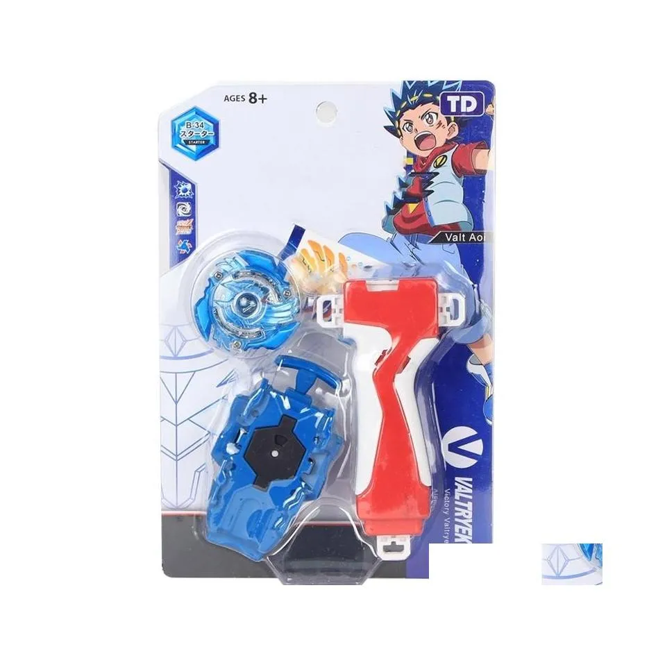 4D Beyblades Valkyrie Beybleyd 버스트 자이로 스코프 그립 발사기 자이로 스코프 어린이를위한 자이로 장난감 201217 드롭 배달 선물 클래식 다하주