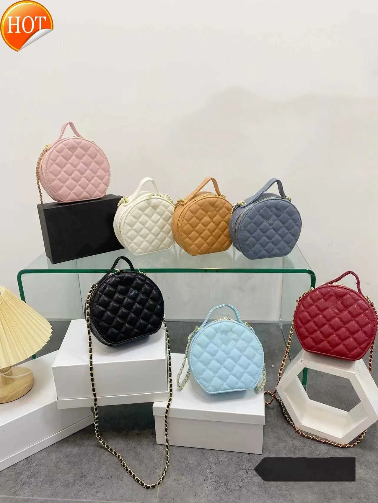 Luxo de luxo feminino Bill de bolsas de ombro de embarque 2023 Mini bolsas de moda Mini bolsas portáteis Multifuncionais Bolsa Crossbody Box Packaging Factory Vendas Diretas