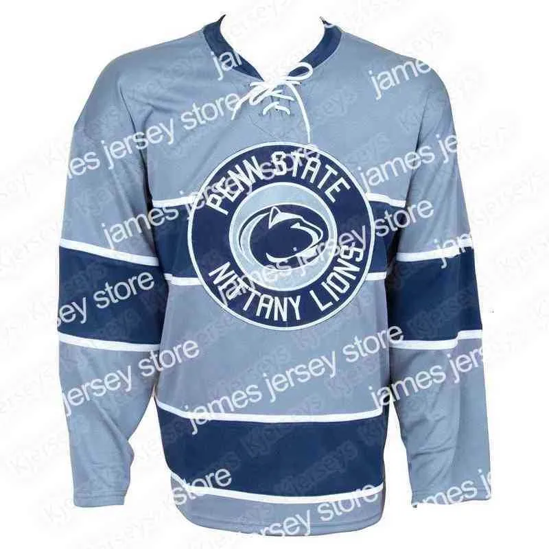 Penn state hockey jersey grey hotsell