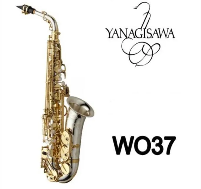 Japan Brand NEW YANAGISAWA AWO37 Alto Saxophone Silver Plating Gold Key