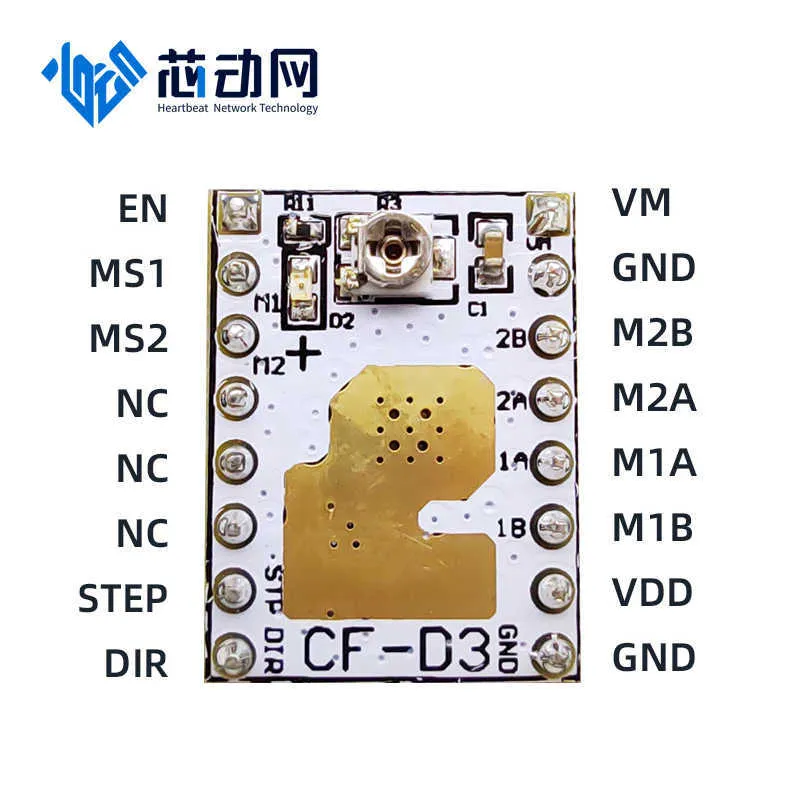 3D -skrivare tillbehör MS35775 Stegmotordrivrutin Module Ultra Silent Stepstick för MKS SKR Motherboard