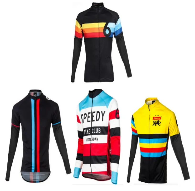 2022 Twin SIx Winter Fleece Thermal Cycling Jersey Winter Cycling ClothingCiclismo Maillot MTB P45004390