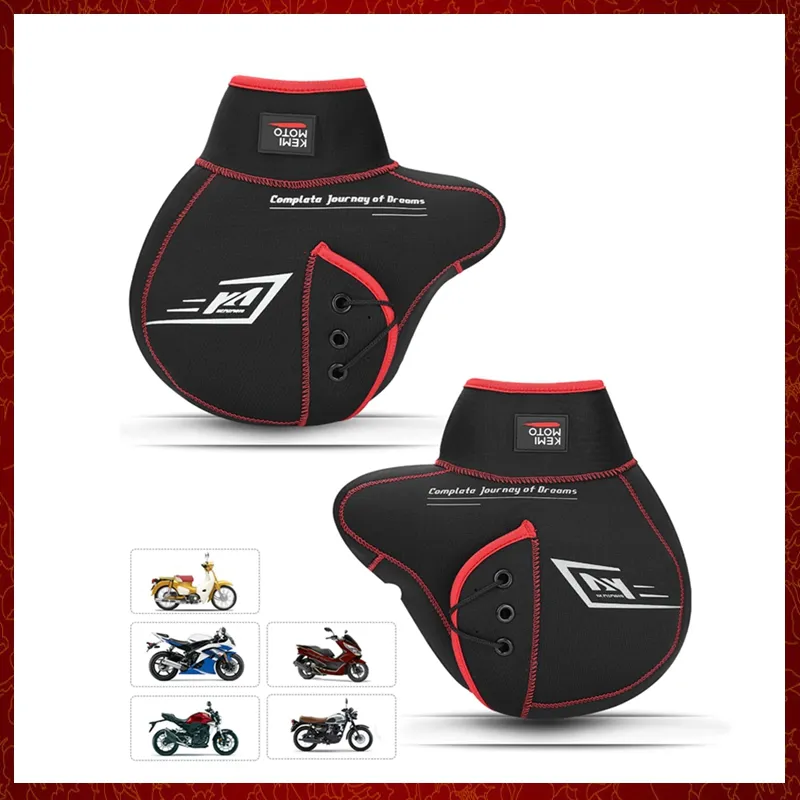 ST873 Scooter BAR Luvas de inverno Luvas espessantes Luvas de motocicletas Metas de penhas Quad bicicleta à prova d'água