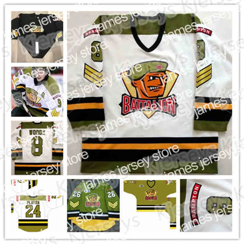 Le hockey universitaire porte des maillots de hockey Nik1 Custom Vintage OHL Brampton Battalion 19 Cody Hodgson 20 Derek Gregorack 41 maillot Mclean Philip Lane MATT DUCHENE CHL