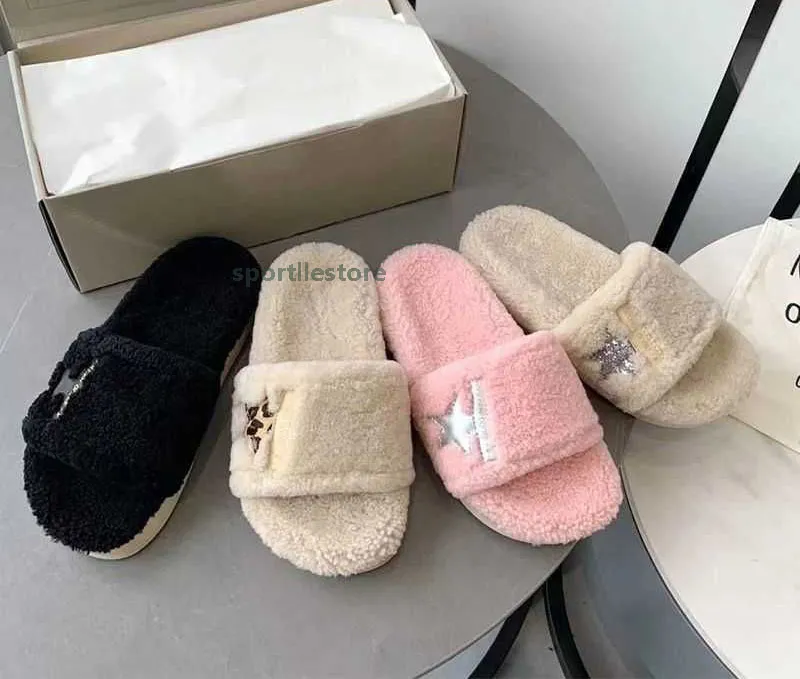 Golden POOLSTAR Pool Pillow Comfort Slippers slipper Fur Fluffy Furry Warm Sandal SUPERSTAR BALL STAR NAPPA SABOT