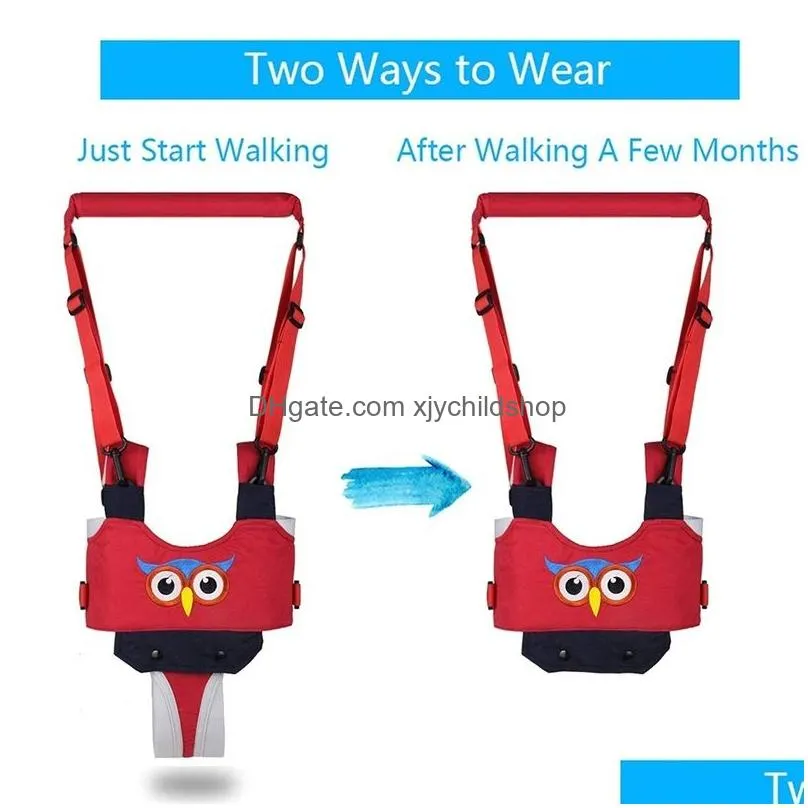 baby walking wings animal print baby walking harness sling andador toddler belt standing up safety traction rope artifact help kids walker products