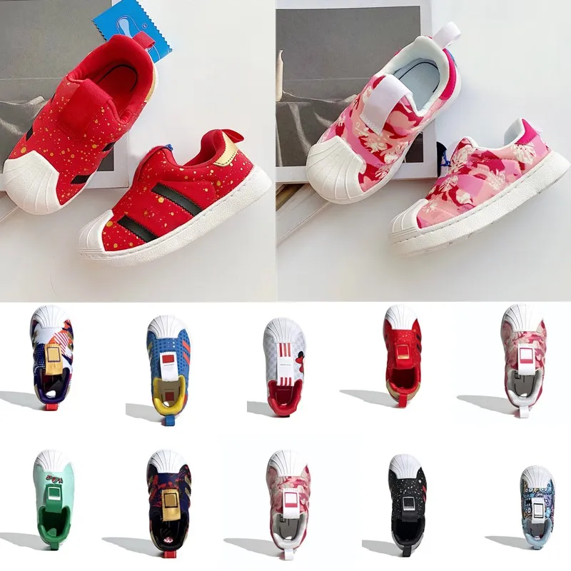 Scarpe per bambini Superstar 360 Bambini piccoli Ragazzi Ragazze Designer per giovani Scarpe da corsa Neonati Bambini Sneakers autentiche Scarpe da ginnastica per bambini Sport all'aria aperta Eur 20-35