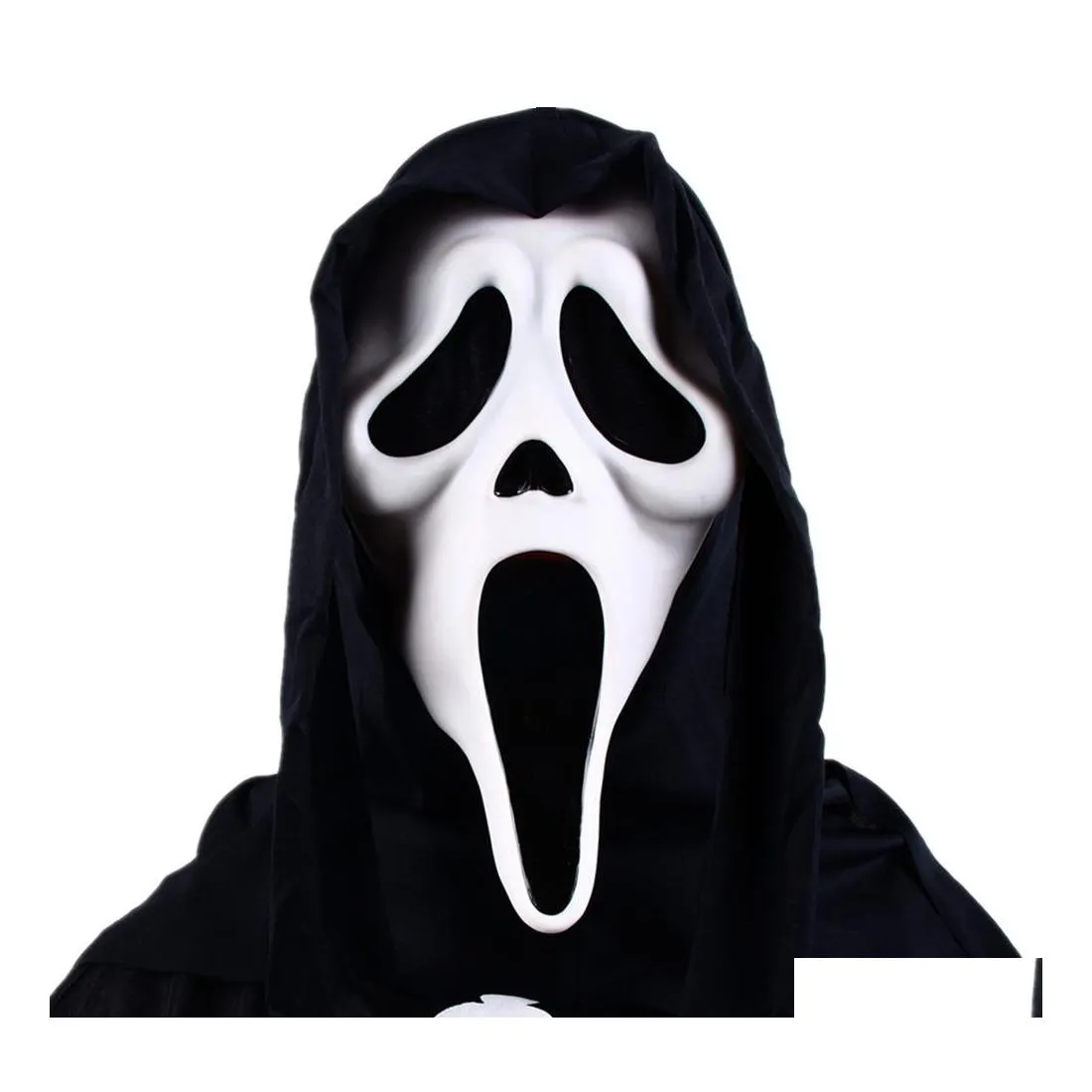 Imprezy maski na Halloween Maska szkieletowa horror karnawał maskarada cosplay adt fl twarz hełm przerażający rra4556 Drop dostawa dom domowy homefavor dhuom