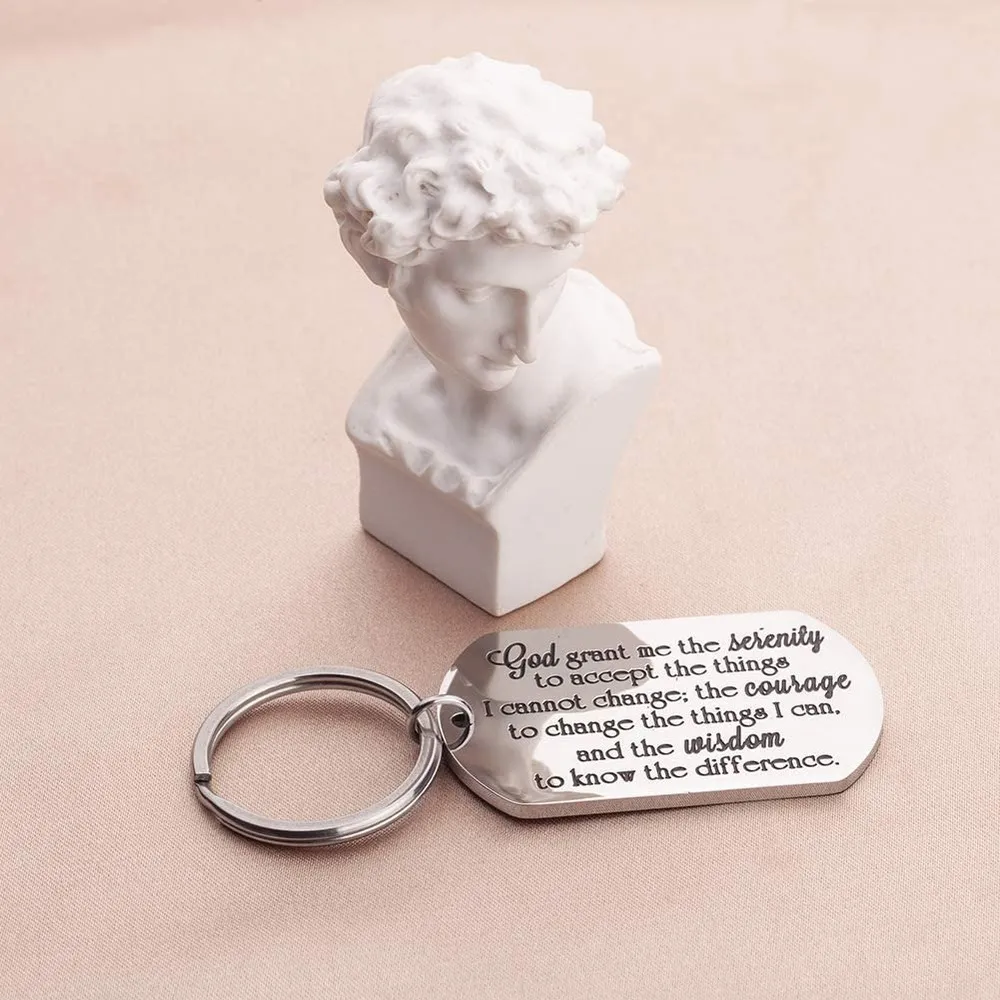 Sirish Keychains Religious Key Chains Serenity Prayer Keychain,... From Andyandalanshop ...