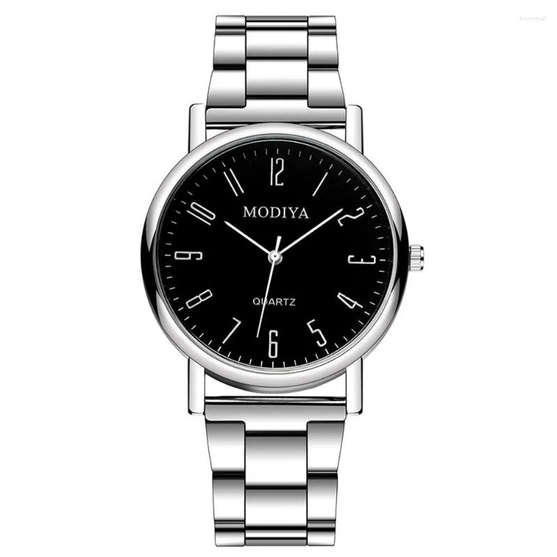 Zegarek na rękę najwyższą jakość marki kwarcowy zegarek męski prosty pasek ze stali nierdzewnej Ręcznie Zegar Ręcznie Moda Casual Businees Mężczyzna
