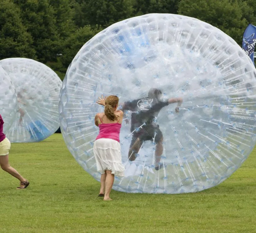 25M Dia Inflatable Zorb Ball Human Size Hamster Ball For People Inside Cheap Inflatable Zorbing