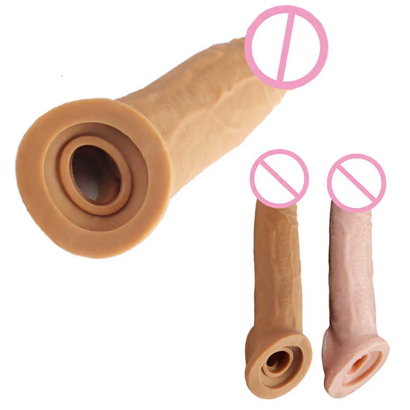Seelve wielokrotnego użytku penis extender powiększenie opóźnianie wytrysku realistyczne kutasowe obwód obwodu zabawki seksualne dla mężczyzn