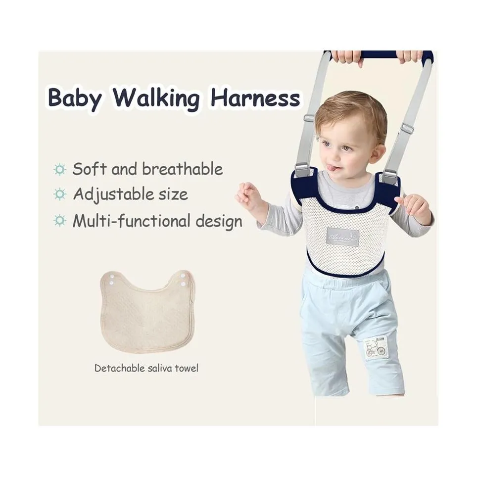 Baby Walking Wings Mtifunction Beltbler Belt for Child Security Strap القابلة للإزالة المنشعب القابلة للتجز