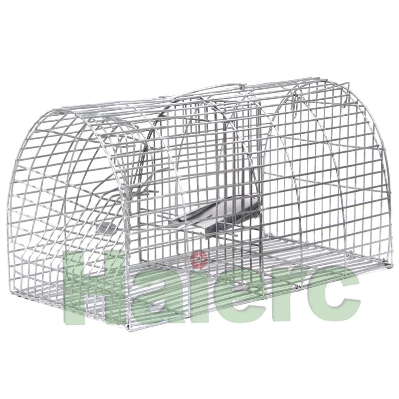 Grande gabbia per trappole Controllo dei parassiti Cattura continua per topi 40 cm 16 pollici Stazione esca per topi in filo di acciaio Trappole metalliche più resistenti Catturano vivi grandi topi roditori Indoor Outdoor