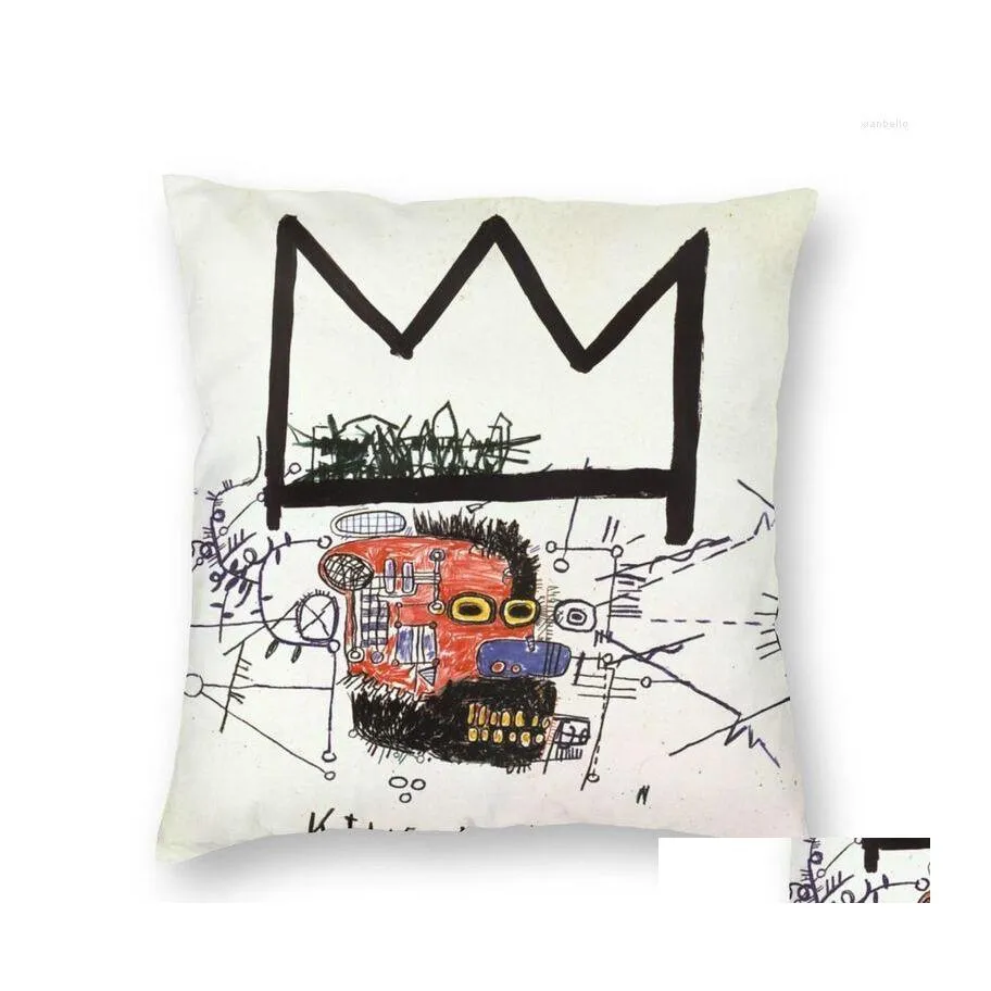 Kussen/decoratief kussen King Alphonso Throw ERS Decor Home Luxe Jean Michel Outdoor Cushions Square Pillowcase Decorati Home Force DH3AV