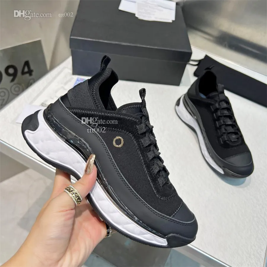 Channel Designer Chaussures de course baskets de mode Mentes et femmes de sport de luxe pour femmes nouveaux entraîneurs décontractés classiques ccity sneaker dsf