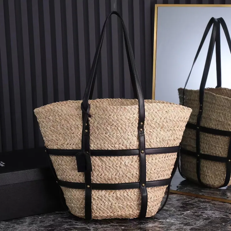 Handmade Woven Straw Woven Beach Tote For Women ... From Sallybettering ...