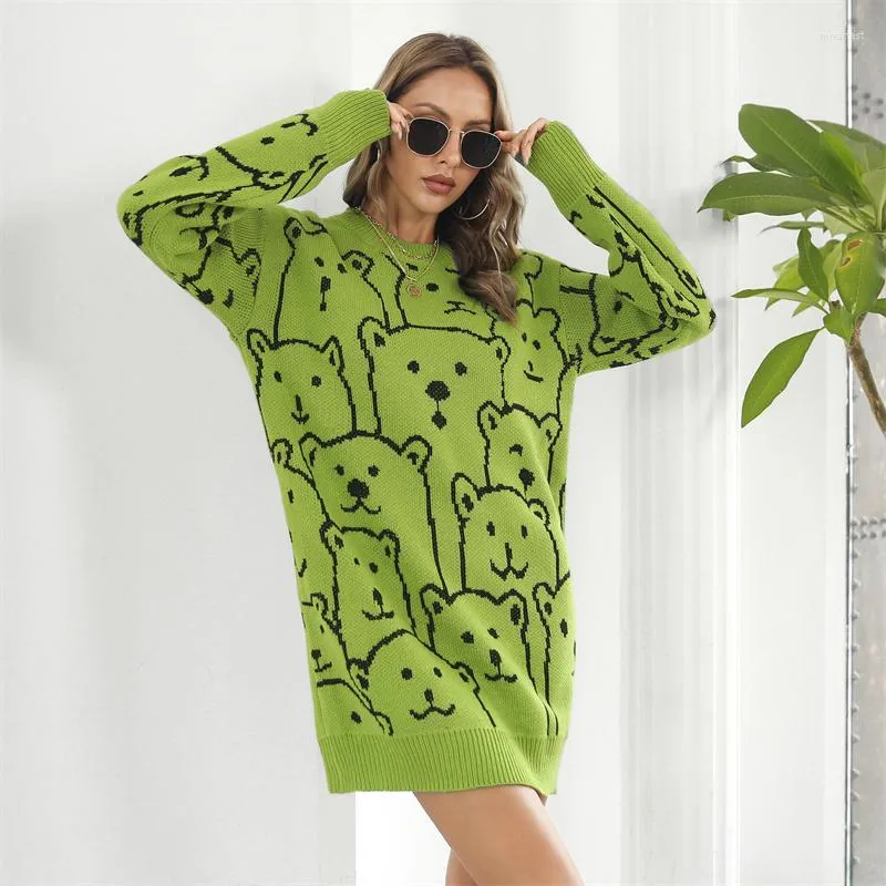 Casual Dresses ILARES Y2k Long Sleeve Dress Sexy Short For Women 2022 Harajuku Korean Fashion Vintage Winter Sweater Women's Clothing