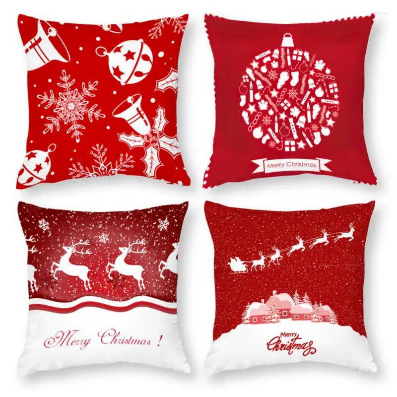 Pillow Home Christmas Decorations Cases Sofa Covers 40x40 45x45 50x50 60x60 Living Room Decoration