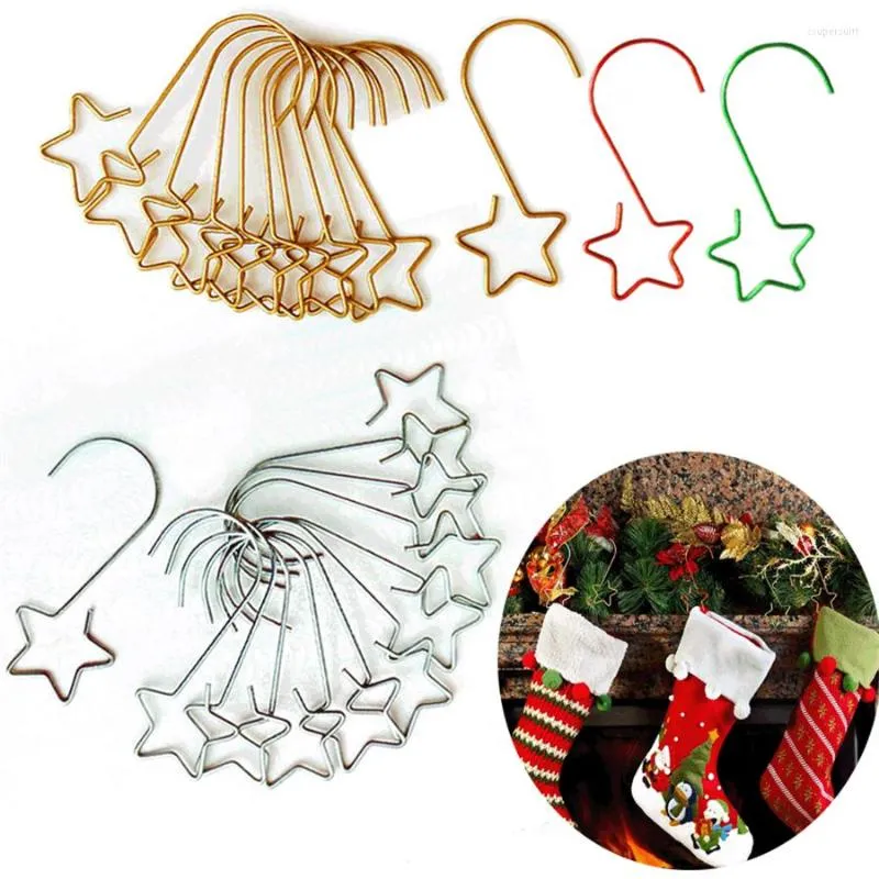 Dekoracje świąteczne 40pcs ornament haczyki haczyka na dekoracje drzewa haczyka na rok imprezowy w domu