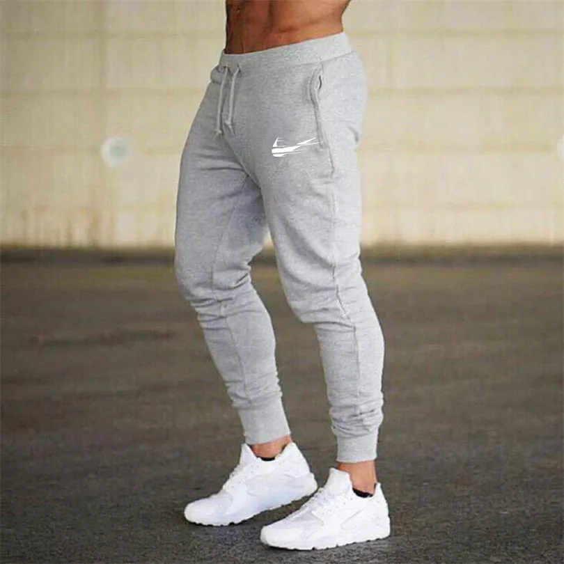 men's sports jogging pants casual pants daily training pure cotton breathable running sports pants