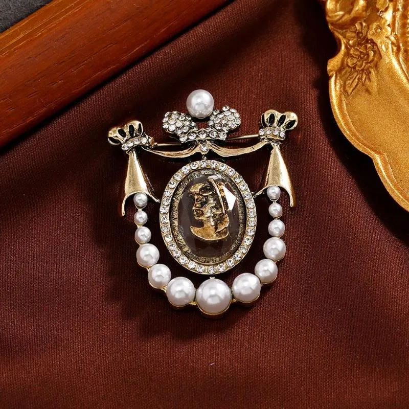 Brosches muylinda pärla kvinnor klädrock dekoration tröja hjärtklipp brosch smycken för flickans festdekorationer