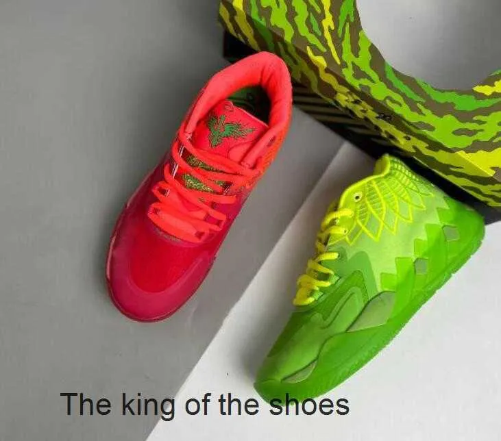 Og Boots Lamelo Ball MB.01 Scarpe Da Basket MB1 Tinerali Da Uomo Galaxy I Rock Ridge Black Red